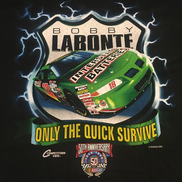 1998 Bobby Labonte NASCAR Tee 90s Chase 2XL - Picture 4 of 8